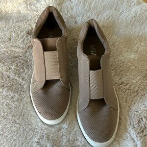 MIA Tan Slip on Tennis Like Shoe